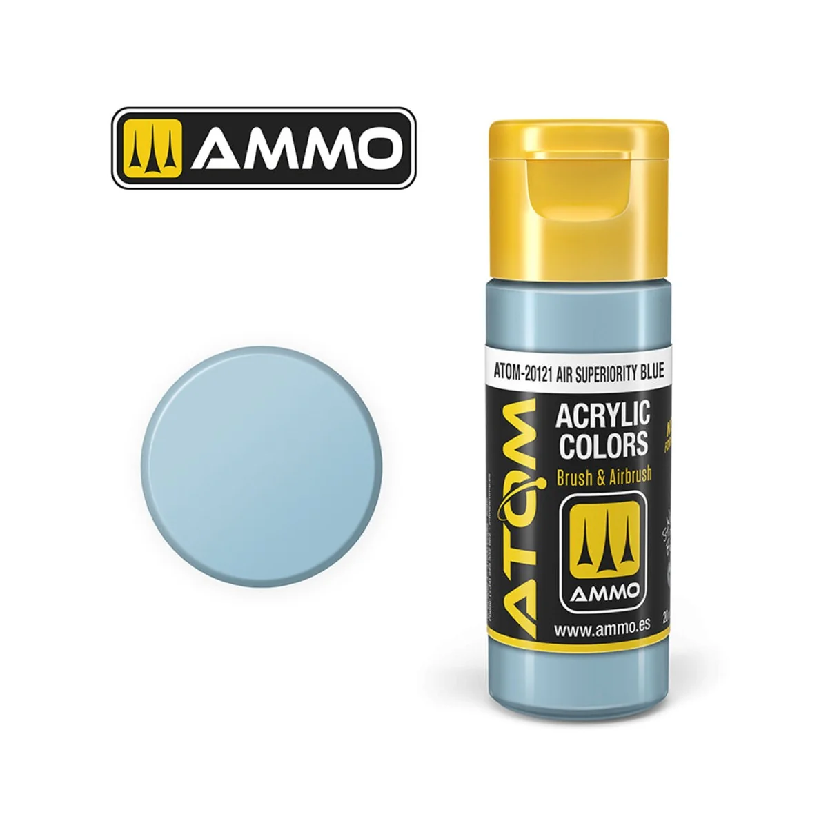ATOM COLOR Air Superiority Blue - AMMO by MIG Jimenez ATOM-20121