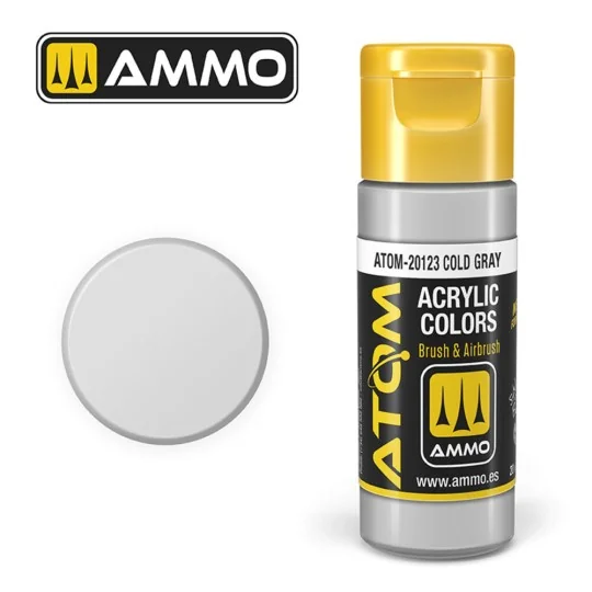 ATOM COLOR Cold Gray - AMMO by MIG Jimenez ATOM-20123