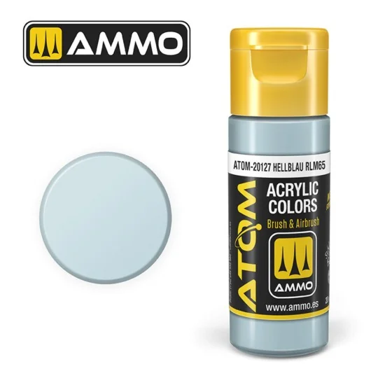 ATOM COLOR Hellblau RLM65 - AMMO by MIG Jimenez ATOM-20127
