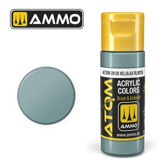 ATOM COLOR Hellblau RLM78 - AMMO by MIG Jimenez ATOM-20126