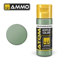ATOM COLOR Interior Light Green - AMMO by MIG Jimenez ATOM-20128 2