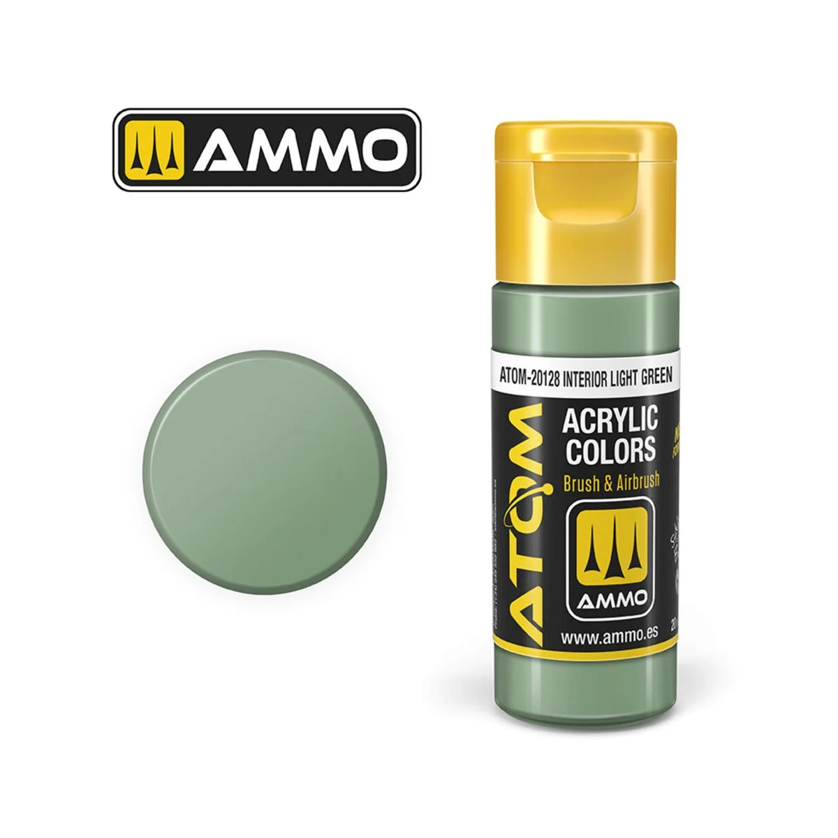 ATOM COLOR Interior Light Green - AMMO by MIG Jimenez ATOM-20128