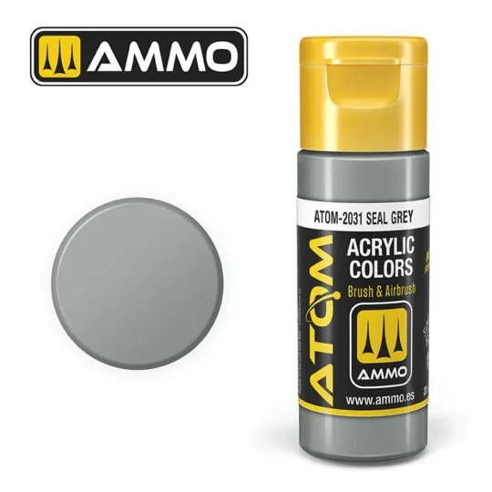 ATOM COLOR Seal Grey - AMMO by MIG Jimenez ATOM-20131