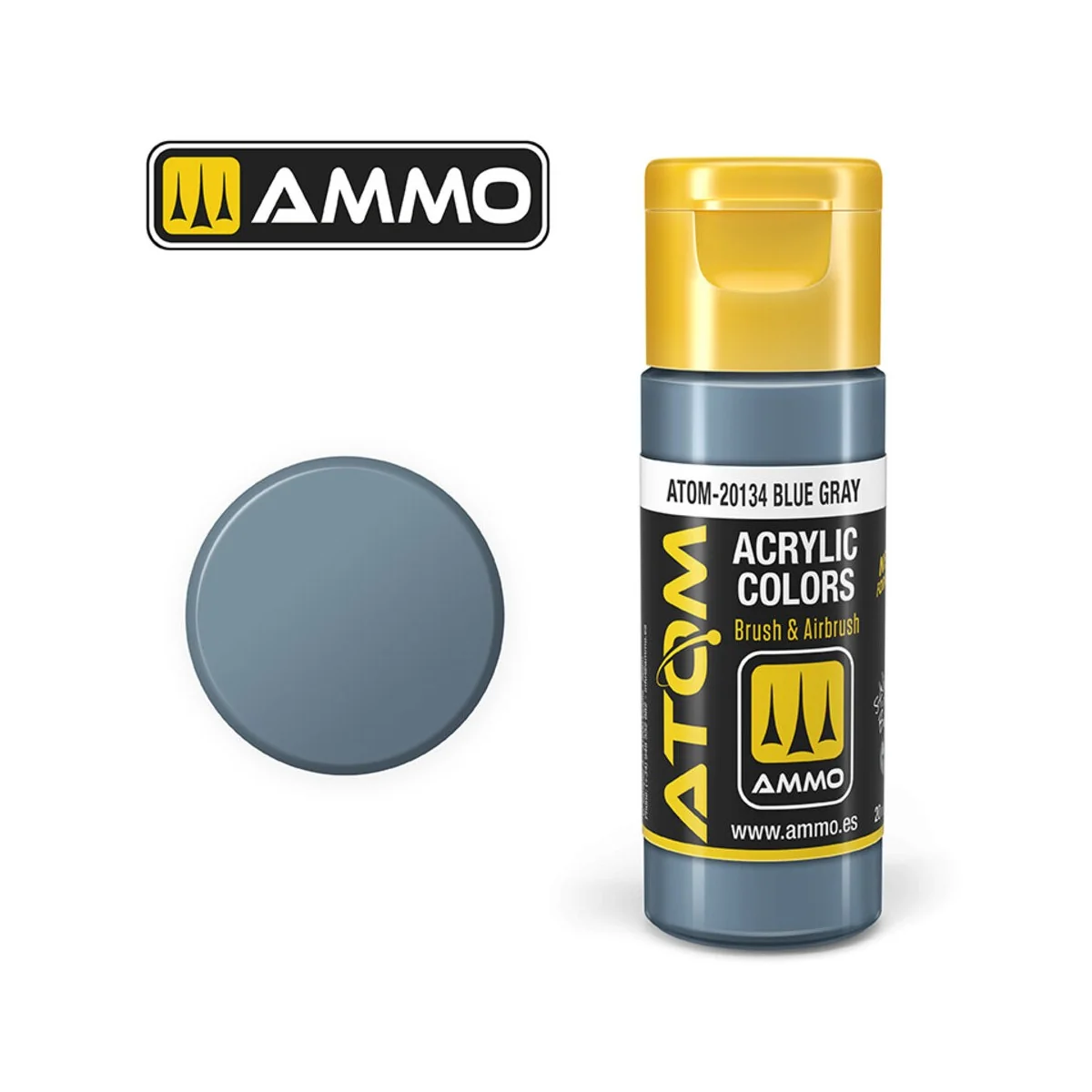 ATOM COLOR Blue Gray - AMMO by MIG Jimenez ATOM-20134