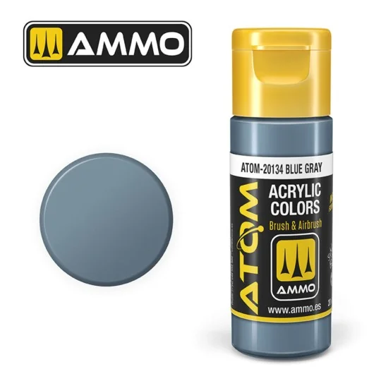 ATOM COLOR Blue Gray - AMMO by MIG Jimenez ATOM-20134