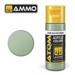 ATOM COLOR Sky Green - AMMO by MIG Jimenez ATOM-20140 2