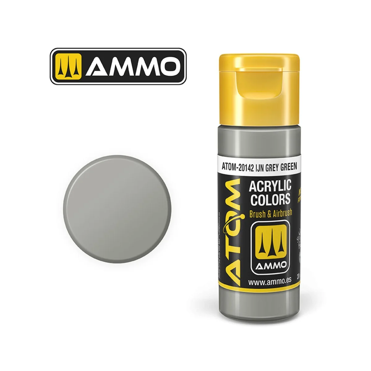 ATOM COLOR IJA Grey Green - AMMO by MIG Jimenez ATOM-20142