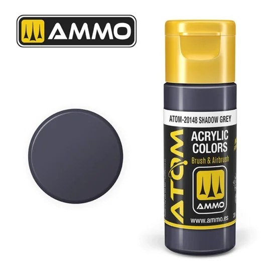 ATOM COLOR Shadow Grey - AMMO by MIG Jimenez ATOM-20148