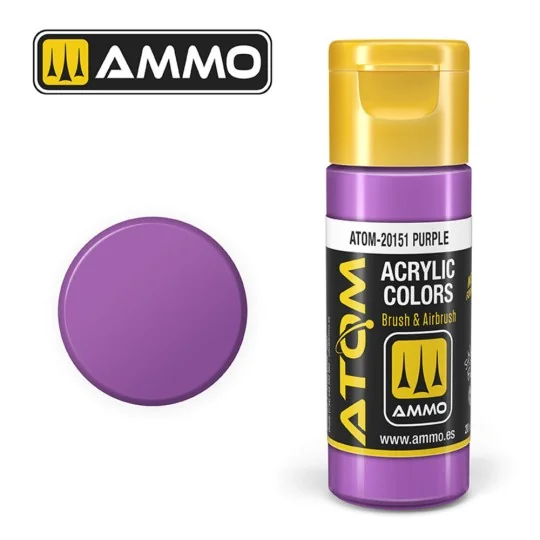 ATOM COLOR Purple - AMMO by MIG Jimenez ATOM-20151