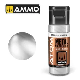 ATOM METALLIC Aluminium - AMMO by MIG Jimenez ATOM-20165 2