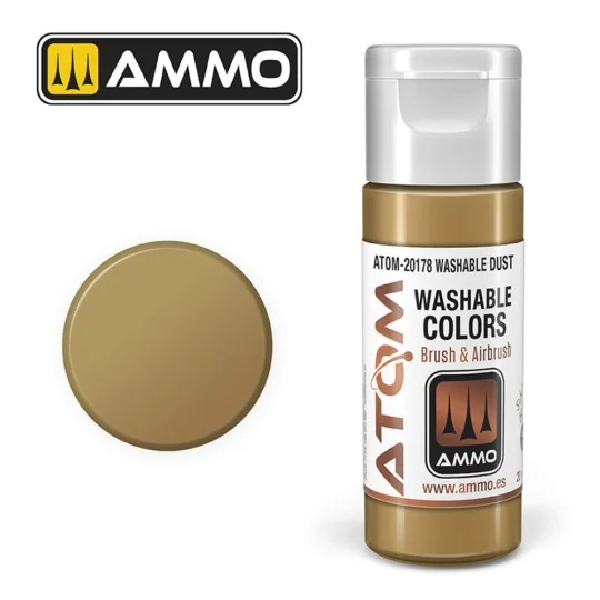 ATOM WASHABLE Dust - AMMO by MIG Jimenez ATOM-20178