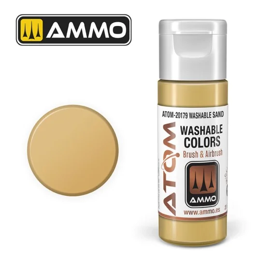 ATOM WASHABLE Sand - AMMO by MIG Jimenez ATOM-20179