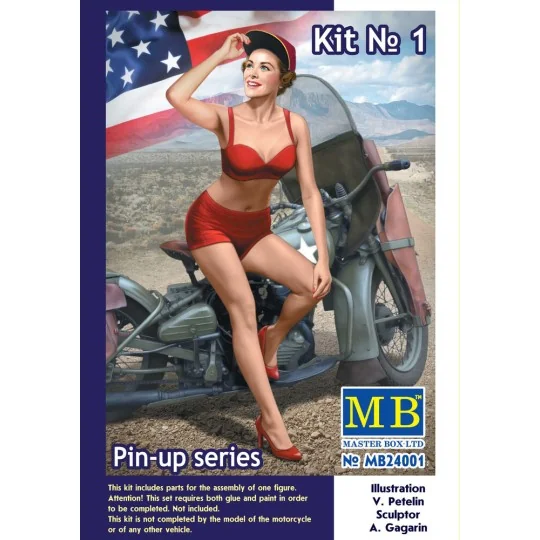 Pin-up series, Kit No.1 Marylin, 1/24 - Master Box Ltd. 24001