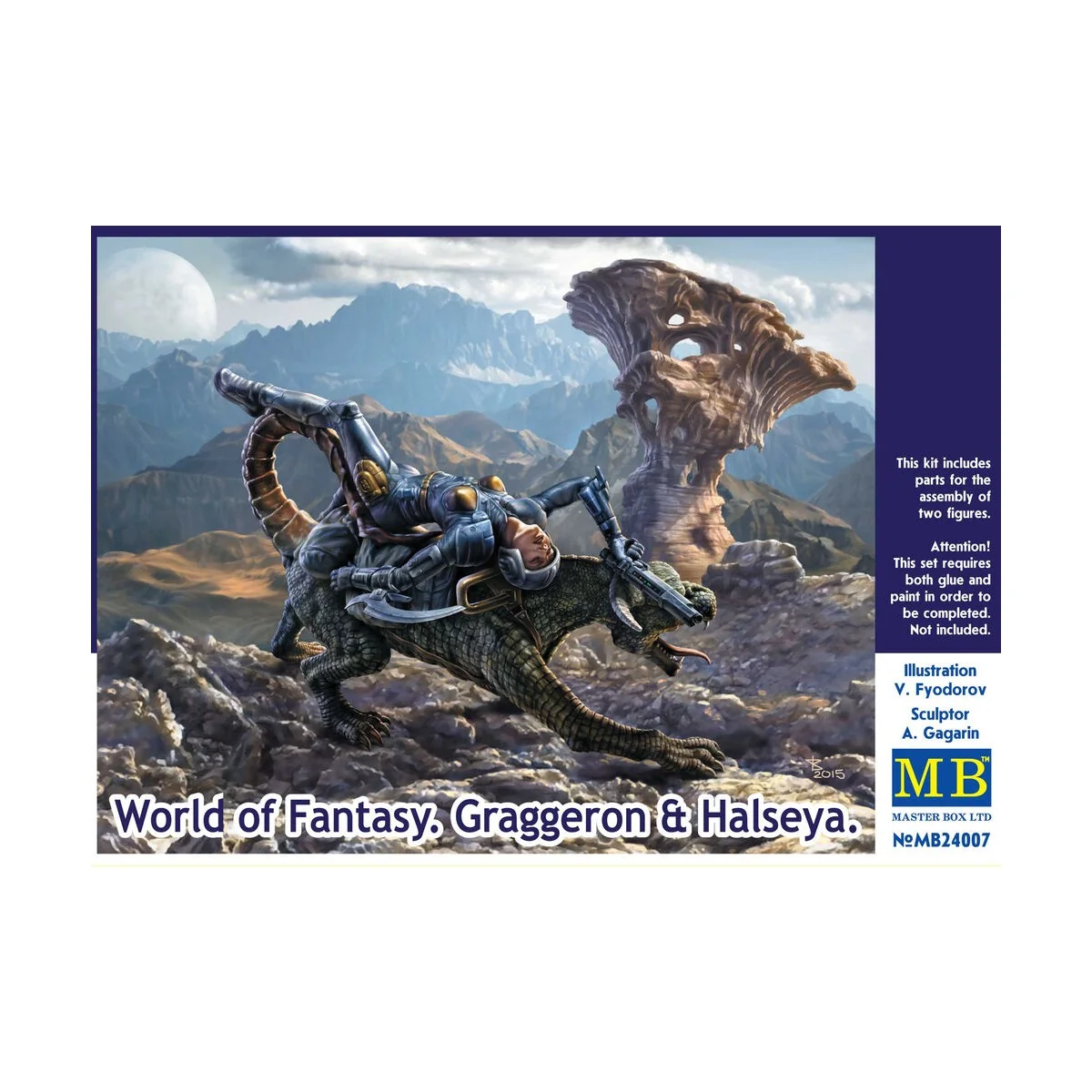 World of Fantasy.Graggeron & Halseya, 1/24 - Master Box Ltd. 24007