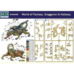 World of Fantasy.Graggeron & Halseya, 1/24 - Master Box Ltd. 24007 2