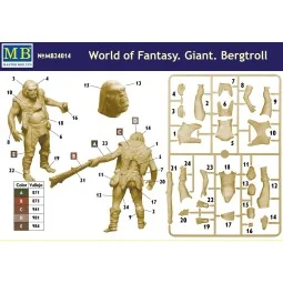World of Fantasy. Giant.Bergtroll, 1/24 - Master Box Ltd. 24014 2