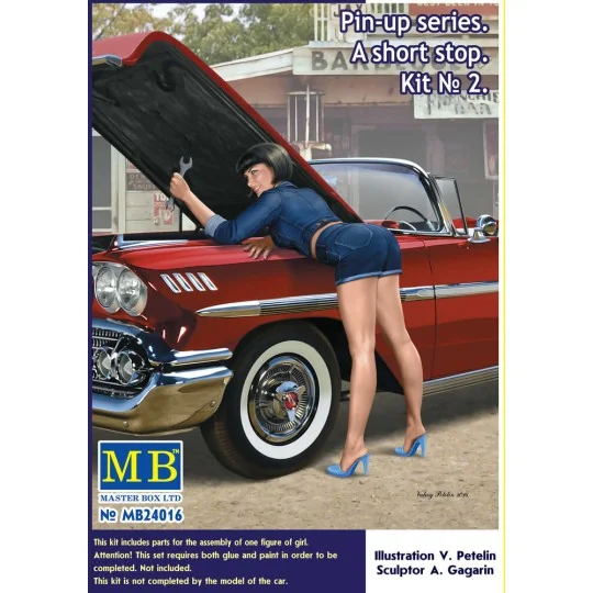 Pin-up series.A short stop.Kit No.2, 1/24 - Master Box Ltd. 24016