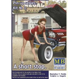 Pin-up series.A short stop.Kit No.3, 1/24 - Master Box Ltd. 24017