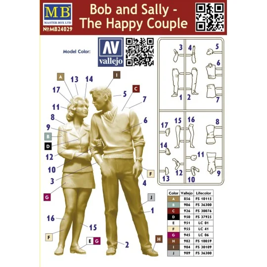Bob and Sally, 1/24 - Master Box Ltd. 24029