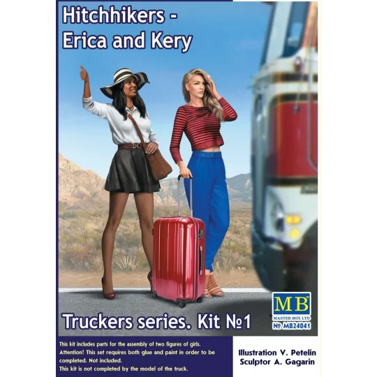 Hitchhikers-Erica and Kery, Truckers seri Kit No.1, 1/24 - Master B...