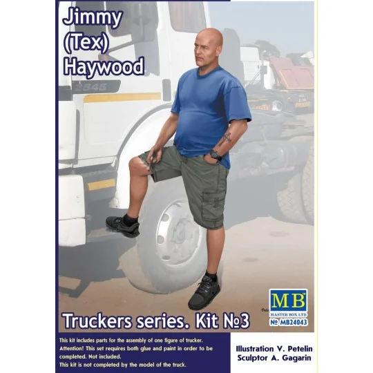 Jimmy (Tex) Haywood, Truckers series Kit3, 1/24 - Master Box Ltd. 2...
