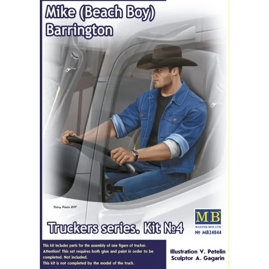 Truckers series.Mike(Beach Boy)Barringto, 1/24 - Master Box Ltd. 24044