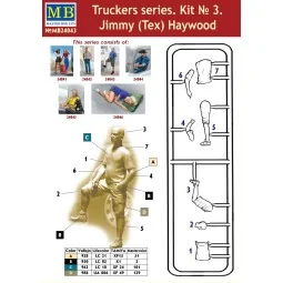 Jimmy (Tex) Haywood, Truckers series Kit3, 1/24 - Master Box Ltd. 2... 2