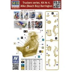 Truckers series.Mike(Beach Boy)Barringto, 1/24 - Master Box Ltd. 24044 2