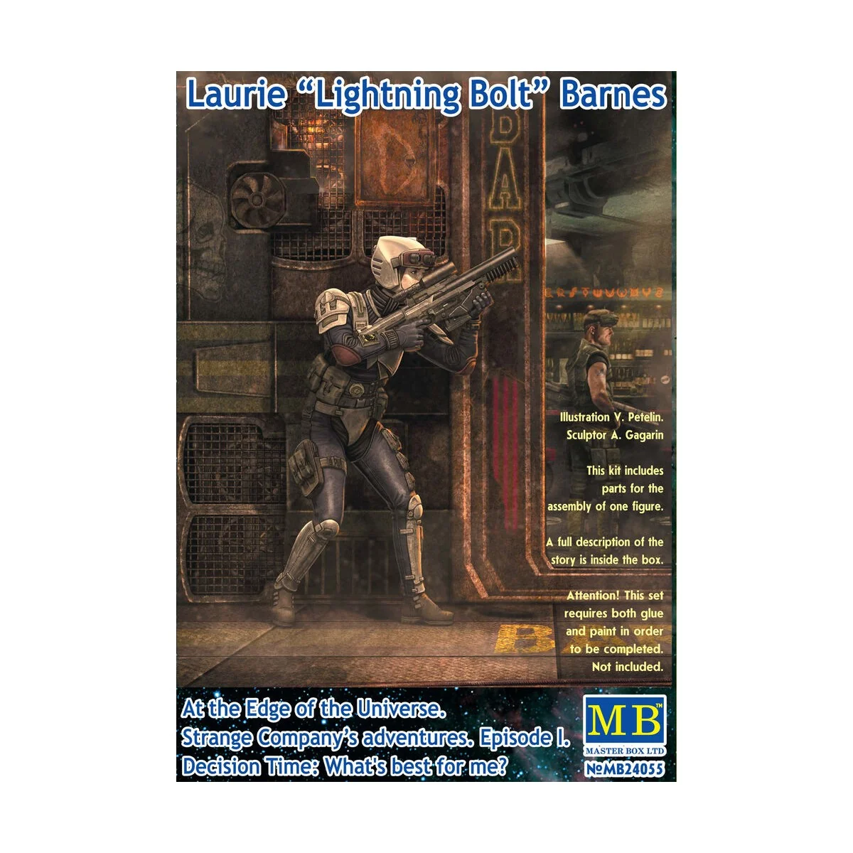 Laurie Lightning Bolt Barnes, 1/24 - Master Box Ltd. 24055