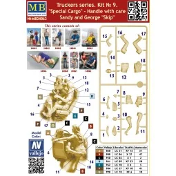 Truckers series"Special Cargo"Handle wit care!Sandy and George, 1/2... 2