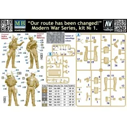 Our route has been changed! Modern War Series, kit No.1, 1/24 - Mas... 2