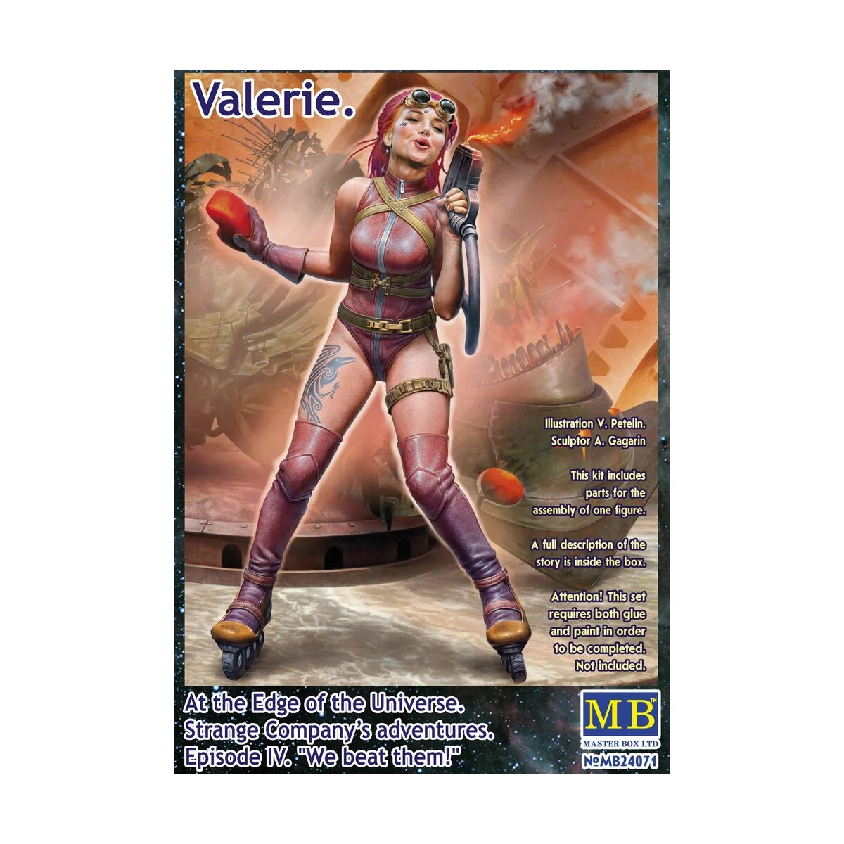 Valerie. At the edge of the Universe, 1/24 - Master Box Ltd. 24071