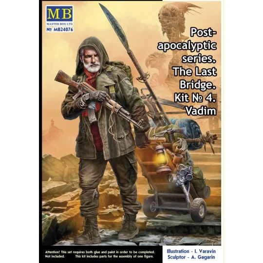 Vadim. Pst-apocalyptic series. The Last Bridge. Kit No.4, 1/24 - Ma...