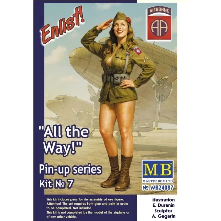 Pin-up series, Kit No.7 All the Way!, 1/24 - Master Box Ltd. 24087