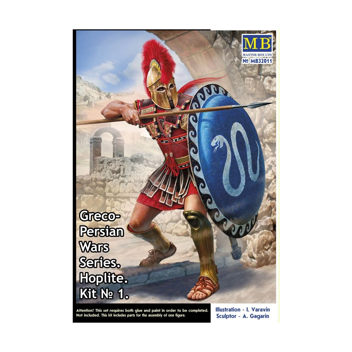 Greco-Persian Wars Series. Hoplite. Kit 1, 1/32 - Master Box Ltd. 3...