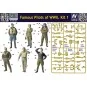 Famous WWII pilots set, 1/32 - Master Box Ltd. 3201
