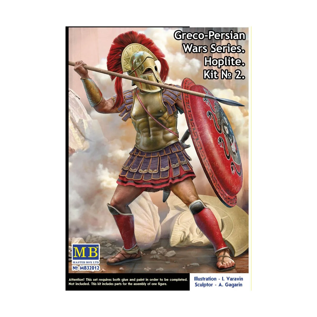 Greco-Persian Wars Series. Hoplite. Kit 2, 1/32 - Master Box Ltd. 3...