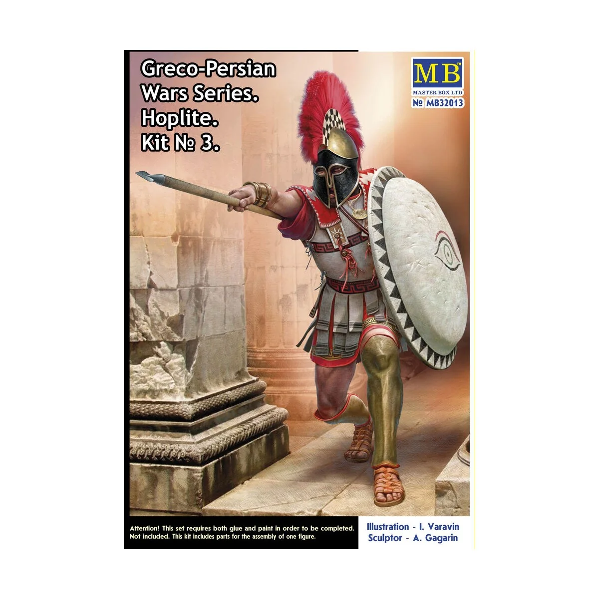 Greco-Persian Wars Series. Hoplite. Kit 3, 1/32 - Master Box Ltd. 3...