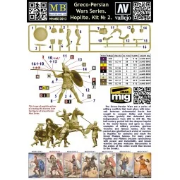 Greco-Persian Wars Series. Hoplite. Kit 2, 1/32 - Master Box Ltd. 3... 2