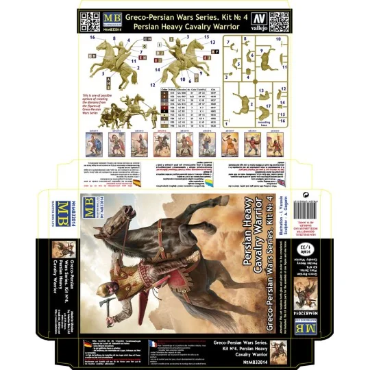 Greco-Persian Wars Series. Kit ? 4. Persian Heavy Cavalry Warrior, ...