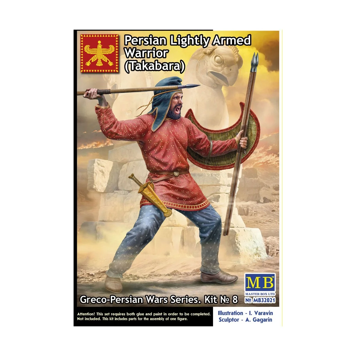 Persian Lightly Armed Warrior (Takabara) Greco-Persian Wars Series....