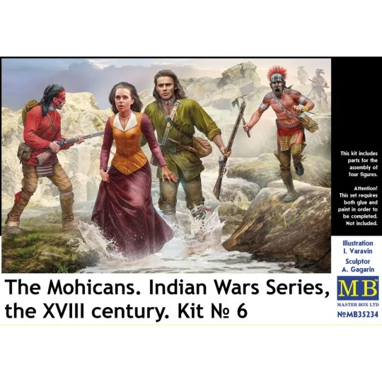The Mohicans. Indian Wars Series, the XVIII century. Kit ? 6, 1/35 ...