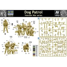 Dog Patrol. Vietnam War series, 1/35 - Master Box Ltd. 35238 2