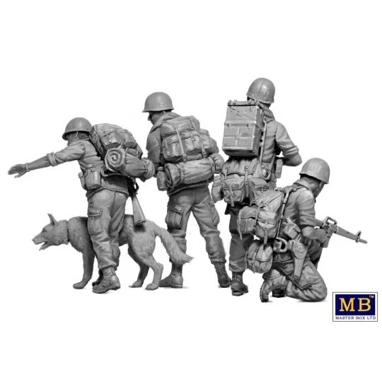 Dog Patrol. Vietnam War series, 1/35 - Master Box Ltd. 35238