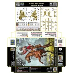 Indian Wars Series. Ambush Attack, 1/35 - Master Box Ltd. 35248