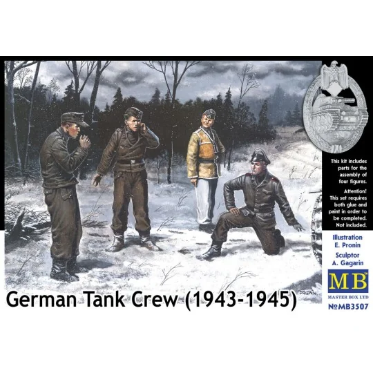 Deutsche Panzerbesatzung Set I, 1/35 - Master Box Ltd. 3507