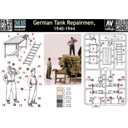 Deutscher Panzermechaniker (1940-1944), 1/35 - Master Box Ltd. 3509 2