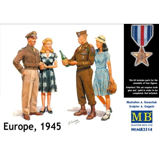V-Day Europe 1945, 1/35 - Master Box Ltd. 3514