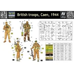 Britische Truppen Caen 1944, 1/35 - Master Box Ltd. 3512 2