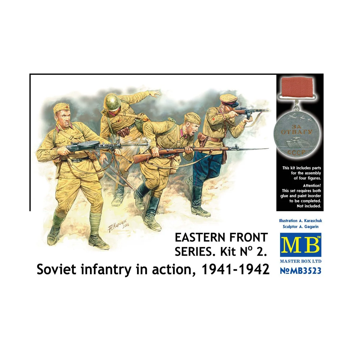 Soviet Infantry in action 1941-1942 Eastern Front Series, 1/35 - Ma...